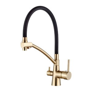 Смеситель для кухни Accoona A5179AW-13 золото