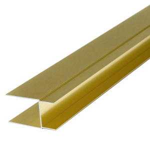 Профиль добавочный AVS Вектор 2,7 см, брашированное золото